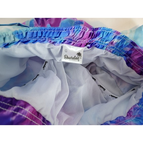 Boardies Apparel Tie Dye Swim Trunks Mens Large Lined - Picture 3 of 3